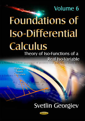 Svetlin Georgiev - Foundations of Iso-Differential Calculus: Volume 6: Theory of Iso-Functions of a Real Iso-Variable - 9781634850216 - V9781634850216