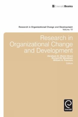 W.A. Pasmore - Research in Organizational Change and Development - 9781780520223 - V9781780520223