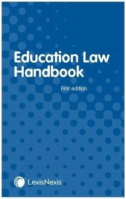 Katherine Eddy - EDUCATION LAW HANDBOOK - 9781784732714 - V9781784732714