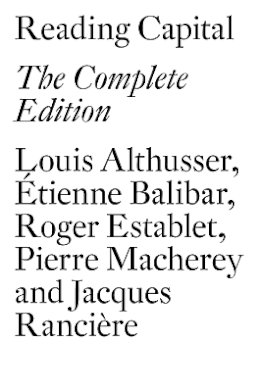 Louis Althusser - Reading Capital: The Complete Edition - 9781784781415 - V9781784781415
