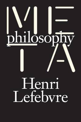 Henri Lefebvre - Metaphilosophy - 9781784782740 - V9781784782740