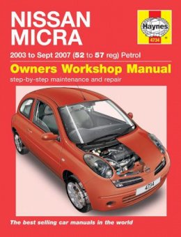 Haynes Publishing - Nissan Micra (03 - Oct 10) Haynes Repair Manual: 45202 - 9781785210464 - V9781785210464