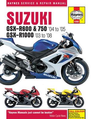 Haynes Publishing - Suzuki GSX-R600&750 - 9781785213229 - V9781785213229