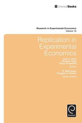 Hardback - Replication in Experimental Economics - 9781785603518 - V9781785603518