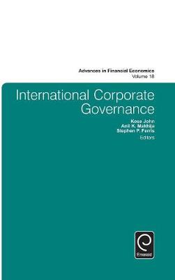 Hardback - International Corporate Governance - 9781785603556 - V9781785603556