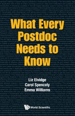 Liz Elvidge - What Every Postdoc Needs to Know - 9781786342355 - V9781786342355