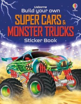 Simon Tudhope - Build Your Own Super Cars and Monster Trucks Sticker Book - 9781835408452 - 9781835408452