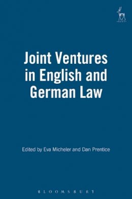 Micheler - Joint Ventures in English and German Law - 9781841131061 - V9781841131061