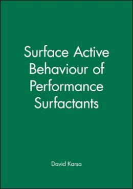 Karsa - Surface Active Behaviour of Performance Surfactants - 9781841271194 - V9781841271194