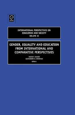 David Baker (Ed.) - Gender, Equality and Education from International and Comparative Perspectives - 9781848550940 - V9781848550940