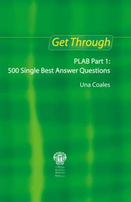 Una F Coales - Get Through PLAB Part 1 - 9781853156380 - V9781853156380