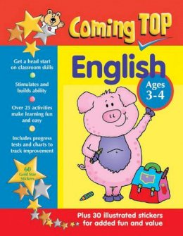 Hawes Alison & Jones Jill - Coming Top English Ages 3-4: Get A Head Start On Classroom Skills - With Stickers! - 9781861476692 - V9781861476692