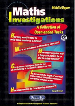 Paul Swan - Maths Investigations: A Collection of Open-ended Tasks - 9781864007268 - V9781864007268