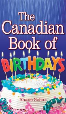 Shane Sellar - Canadian Book of Birthdays - 9781897278543 - V9781897278543