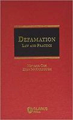 Neville Cox - Defamation: Law and Practice - 9781905536641 - V9781905536641