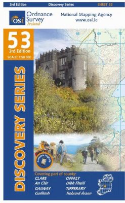 Ordnance Survey Ireland - Discovery Map 53 Clare Galway Offaly (Discovery Maps) - 9781907122569 - KCW0018449