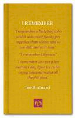 Joe Brainard - I Remember - 9781907903571 - V9781907903571