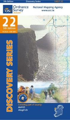 Ordnance Survey Ireland - Irish Discovery Series 22. Mayo 1 : 50 000 - 9781908852427 - V9781908852427