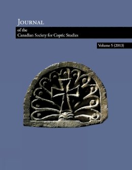 . Ed(S): Boutros, Ramez; Dijkstra, Jitse; Moussa, Helene - Journal of the Canadian Society for Coptic Studies - 9781937040130 - V9781937040130