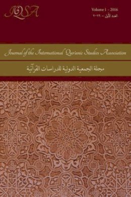 . Ed(S): Pregill, Michael E.; de Gifis, Vanessa; Craig, Ryann - Journal of the International Qur'anic Studies Association - 9781937040710 - V9781937040710