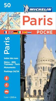 Michelin - Michelin Paris Pocket Map 50 (Plan Poche) - 9782067211520 - V9782067211520