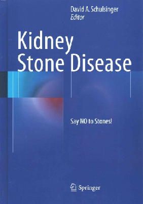David A. Schulsinger (Ed.) - Kidney Stone Disease: Say NO to Stones! - 9783319121048 - V9783319121048