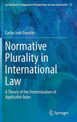 Carlos Ivan Fuentes - Normative Plurality in International Law: A Theory of the Determination of Applicable Rules - 9783319439273 - V9783319439273