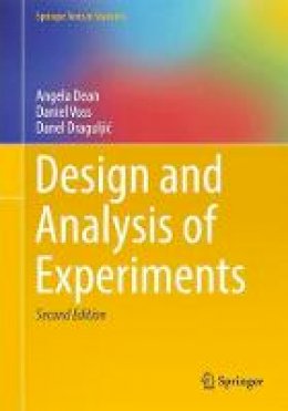 Angela Dean - Design and Analysis of Experiments - 9783319522487 - V9783319522487