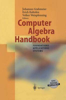  - Computer Algebra Handbook: Foundations · Applications · Systems (With Cd-Rom, Demo Versions) - 9783540654667 - V9783540654667