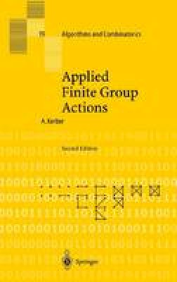 Adalbert Kerber - Applied Finite Group Actions - 9783642085222 - V9783642085222
