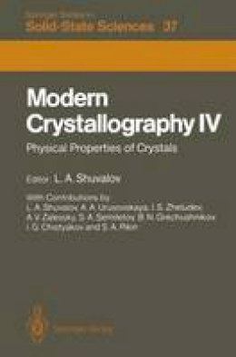 L.A. Shuvalov (Ed.) - Modern Crystallography - 9783642818400 - V9783642818400