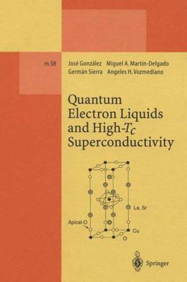 Jose Gonzalez - Quantum Electron Liquids and High-Tc Superconductivity - 9783662140123 - V9783662140123