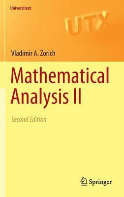 V. A. Zorich - Mathematical Analysis II - 9783662489918 - V9783662489918