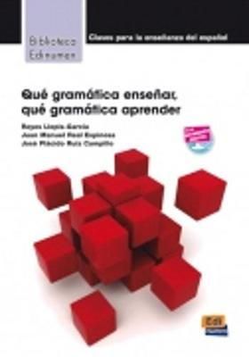 Team Edinumen - Que Gramatica Ensenar: Que Gramatica Aprender? - 9788498482409 - V9788498482409