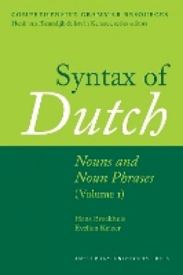 Hans Broekhuis - Syntax of Dutch Nouns and Noun Phrases - 9789089644602 - V9789089644602