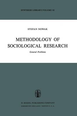 S. Nowak - Methodology of Sociological Research: General Problems - 9789401011198 - V9789401011198