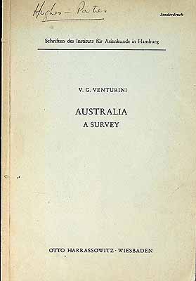 Venturini V G - Australia A Survey -  - KCK0002183