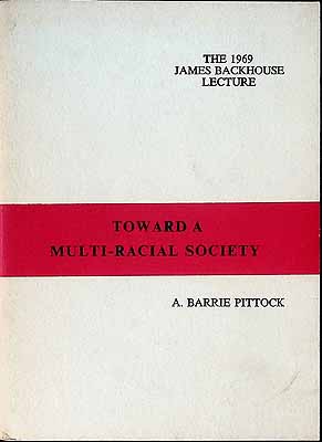 Pittock A Barrie - Towards A Multi Racial Society -  - KCK0002215