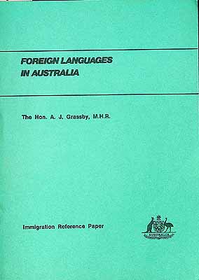 Grassby A J - Foreign Languages in Australia -  - KCK0002234