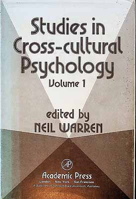 Warren Neil - Studies in cross cultural Psychology -  - KCK0002426