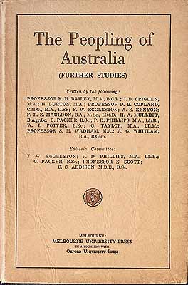 Bailey K.H. Et Al - The Peopling of Australia ( Further studies) -  - KCK0002437