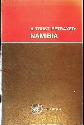  - A Trust betrayed: Namibia -  - KCK0002537