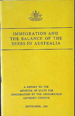  - Immigration and the Balance of the sexes in Australia -  - KCK0002566