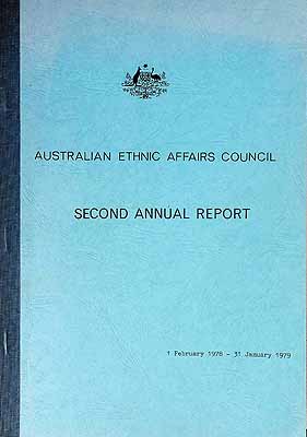  - Australian Ethnic Affairs Council Second annual report1978/1979 -  - KCK0002687