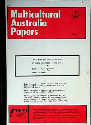 Jayasuriya D L And Sheldrake Peter - Mainstreaming-Meetings the Need's of ethnic Minorities in the 1980's -  - KCK0002700