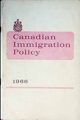 Marchand Jean - Canadian Immigratiomn Policy 1966 -  - KCK0002714