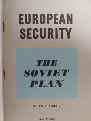 Dmitri Melnikov - European security: The Soviet plan -  - KDK0000124