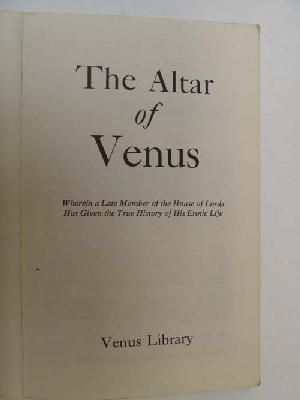 Anon - The Altar of Venus -  - KEB0000833