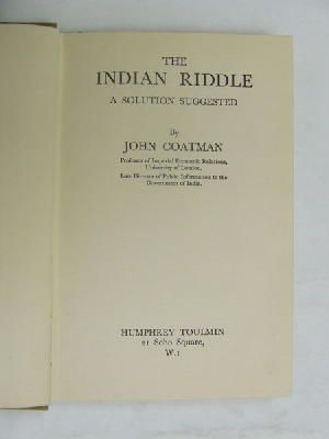 John Coatman - The Indian Riddle -  - KEX0269973