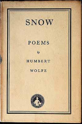 Humbert Wolfe - Snow Poems -  - KEX0303833